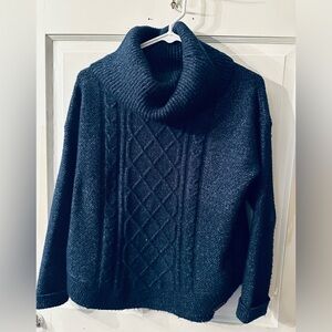 Ariat Deep Blue Cowl Neck Sweater